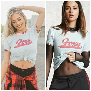 Forever 21 foxy ringer tee